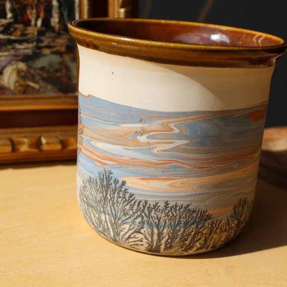 Sevierville Art Art Vintage Sevierville Art Pottery Tennessee Trees